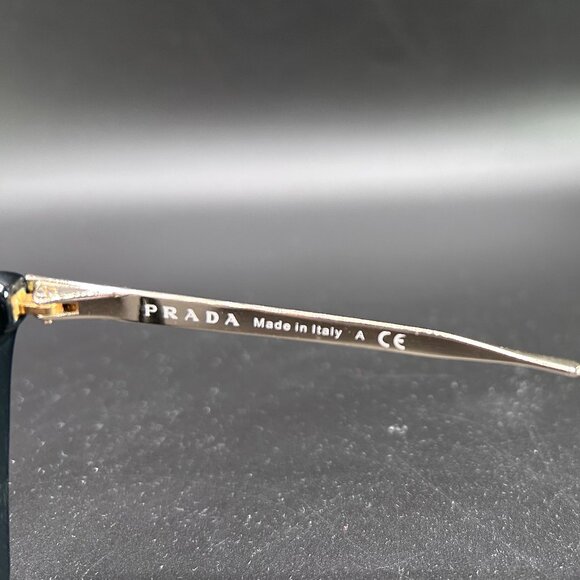 Authentic Prada SPR 09Q Cinema Runway Sunglasses 1AB-0A7 Italy NEED NEW NOSEPADS - Picture 6 of 12